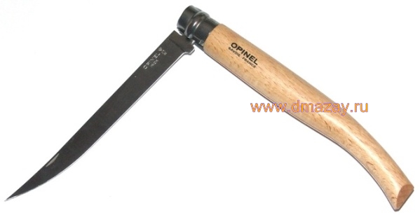 Нож филейный складной Opinel (ОПИНЕЛЬ) Beechwood slim knife 15VRI 519 (Effile 15 Hetre) с длиной лезвия 15 см
